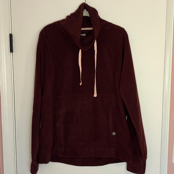Ocean + Coast Tops - Ocean + Coast Maroon Fleece Pullover
